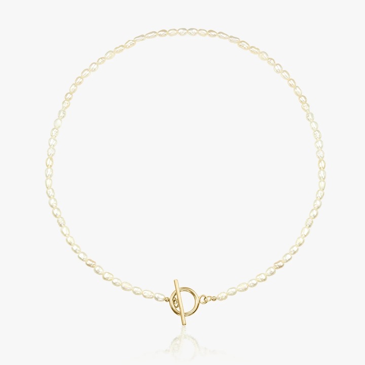 Colier din aur Locked - Perle Naturale
