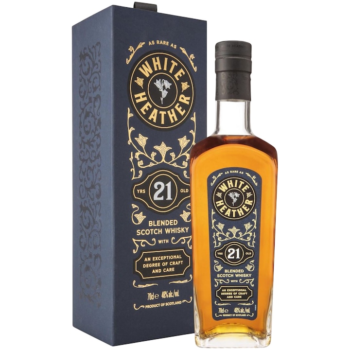 Whisky Single Malt Glenallachie White Heather 21 ani, 48%, 0.7l