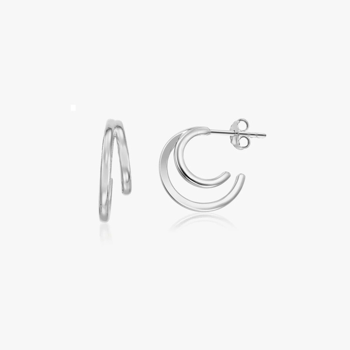 Cercei din argint Siamese