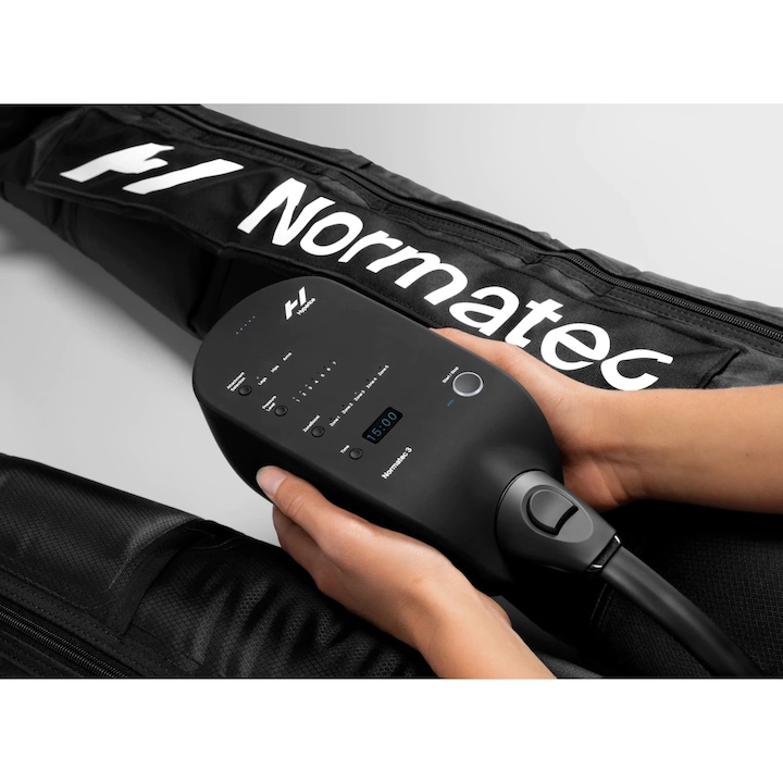Sistem recuperare Hyperice Normatec 3 Leg Recovery, 7 nivele, Bluetooth, Negru