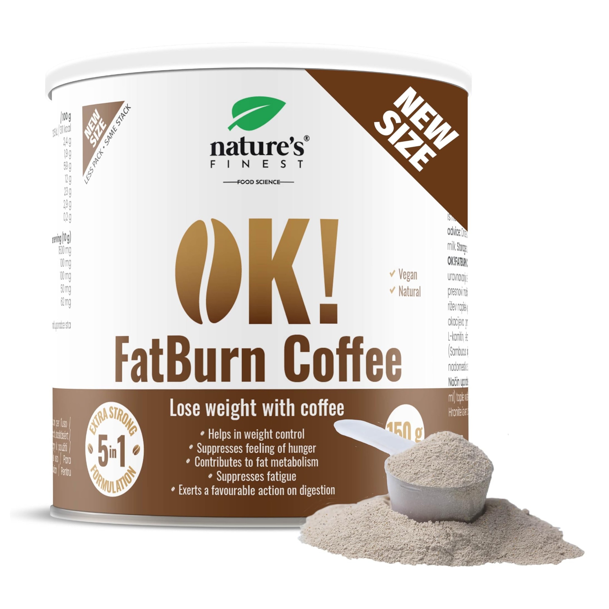 cafea cu l-carnitina Instant Pudră Nature's Finest, L-Carnitină și Guarana, 0.4g Muscle Growth Glutathione Capsules 2000MG Anti-Aging Packaging:30 mL Silver Airless Bottle