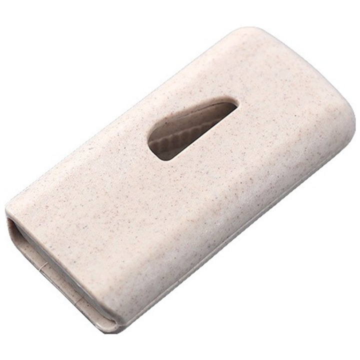 Gyógyszervágó és -tároló eszköz, Leski, Bézs, Műanyag, 8 x 4 x 1.8 cm