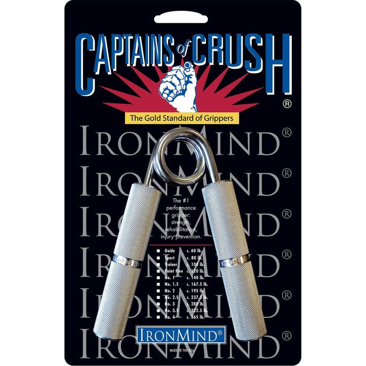 IRONMIND Captains Of Crush ujjas súlyzó 54 kg, 120 font, aerobikhoz