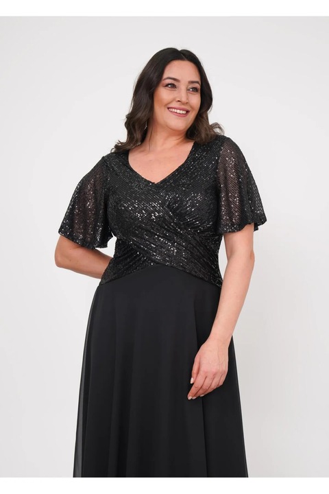 Rochie eleganta Fabiana, negru, Negru