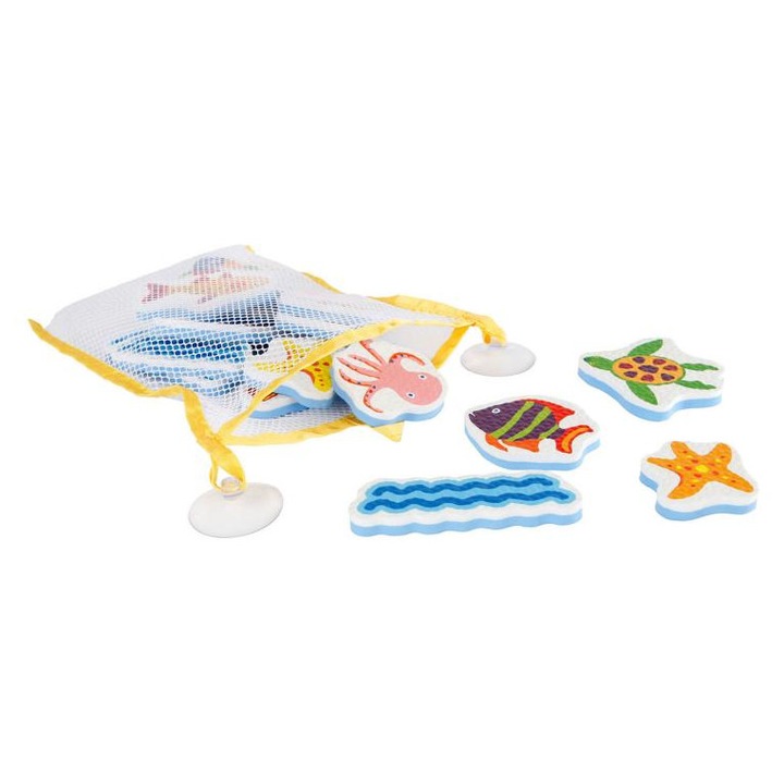 MTS 9515426 Mini Club habszivacs öntapadós figurák tengeri állatok, 16 db