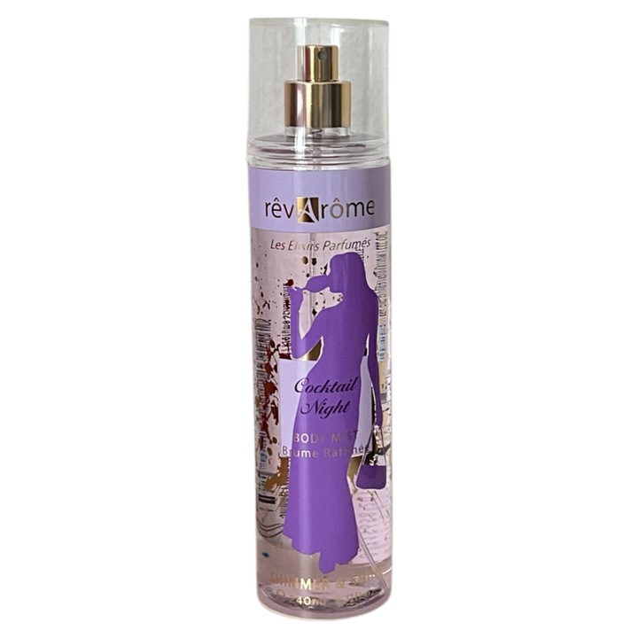 Csillámos parfüm – RevArome Cocktail Night – Shimmer and Shine – ínyenc és fűszeres jegyek – 240 ml