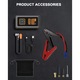 Starter auto multifunctional iHunt Survival AUTO KIT 7-in-1, 8000mAh, 12-16V, Starter Auto 500-1000A / Baterie Externa / Compresor Aer 3-150PSI / Monitorizare Presiune / Lanterna Camping, Negru
