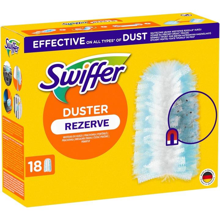 Резервни подложки за прах Swiffer Trap & Lock 18 броя