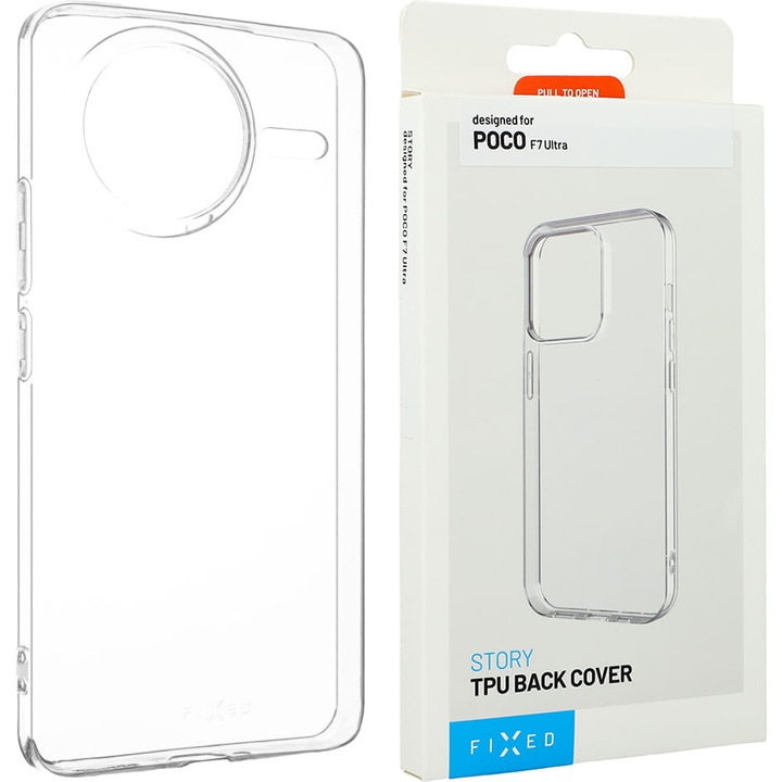 Husa Fixed Story pentru Xiaomi POCO F7 Ultra, transparent