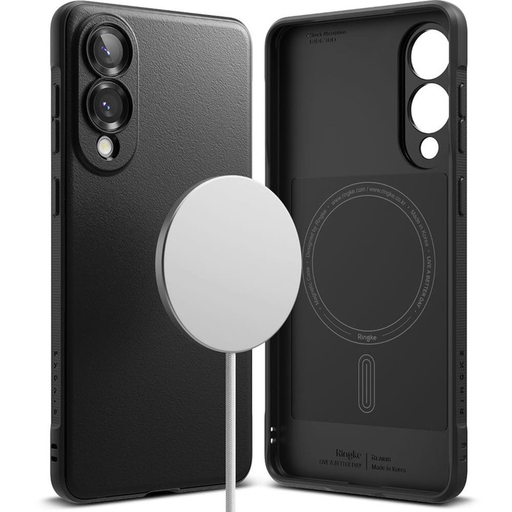 Husa Ringke Onyx Magnetic pentru Samsung Galaxy S25 Edge, negru