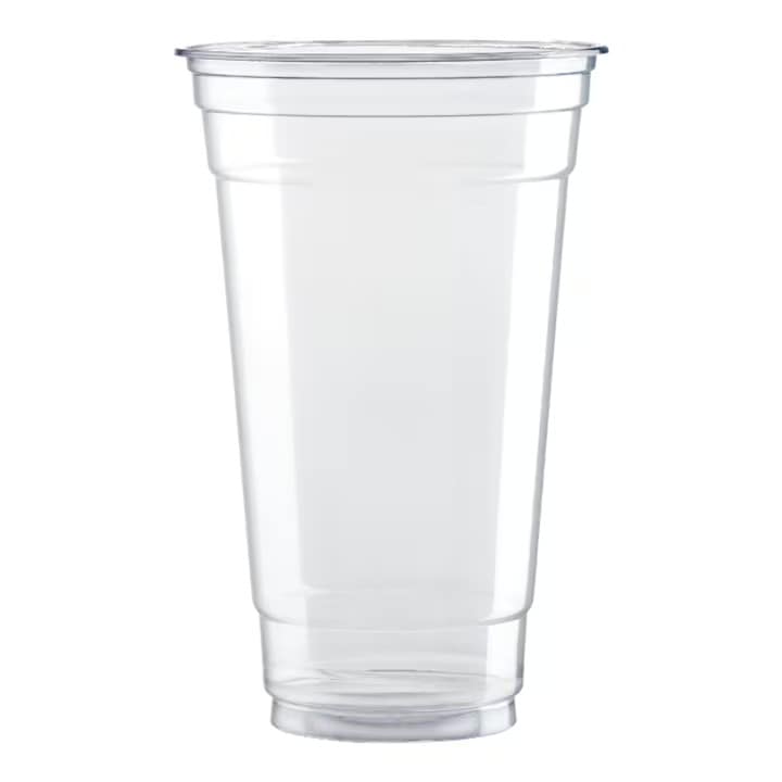 Set 50 pahare reutilizabile transparente 500 ml, ideal pentru granita