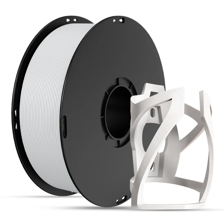 Filament, Anycubic ABS, 1kg, Alb, pentru imprimanta 3D