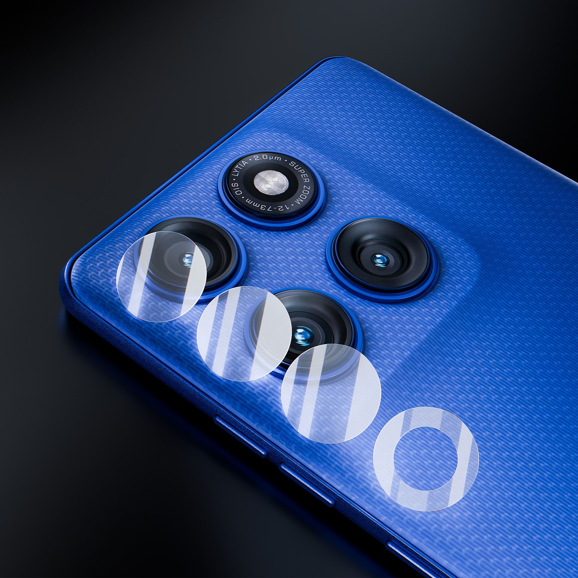Set 4x Sticla camera foto 3mk Lens Protection pentru Motorola Edge 60 Pro, transparenta