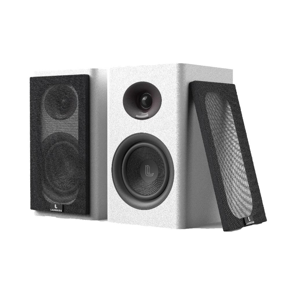 Set 2 boxe, Laudberg XS1W 2.0 80W, Bluetooth, Alb, 175x255x150mm