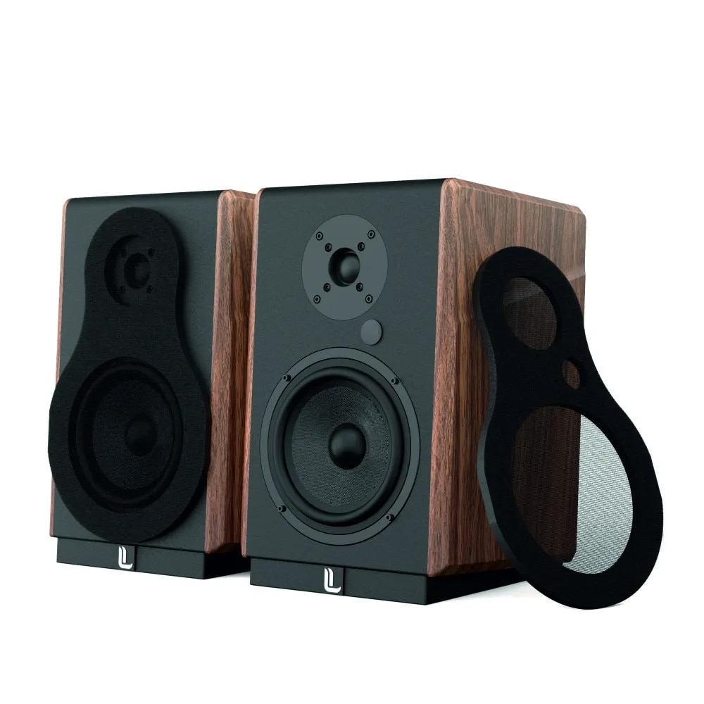Boxe, Laudberg M1 2.0 pentru televizor, 120W, HDMI, negru/maro