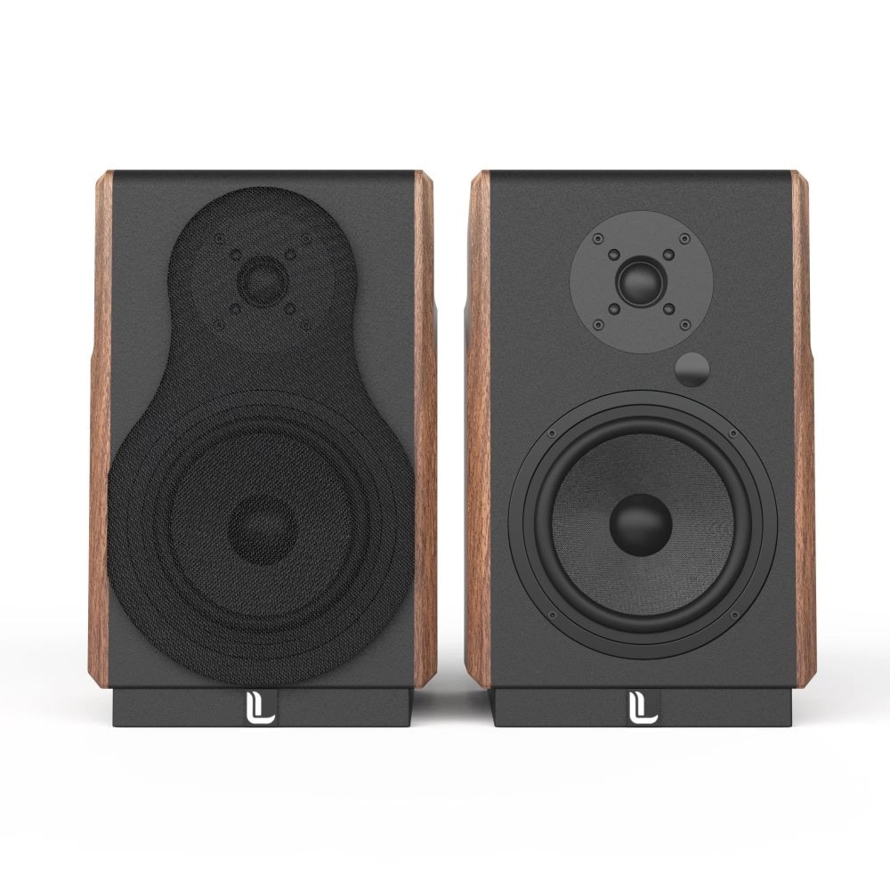 Boxe, Laudberg M1 2.0 pentru televizor, 120W, HDMI, negru/maro