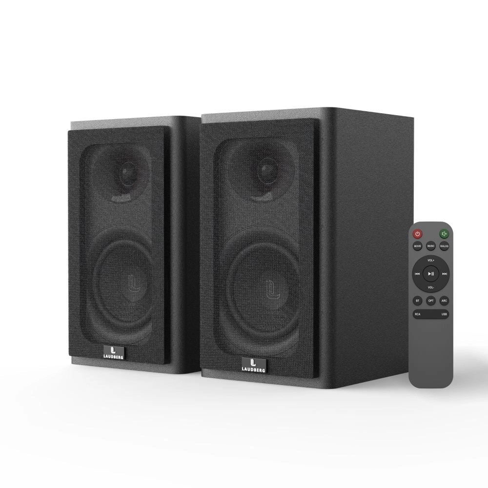Set 2 bucati Boxe Laudberg XS1B 2.0 80W Negre