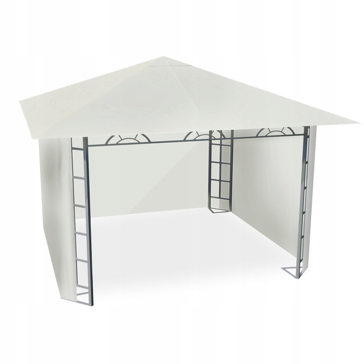 Pavilion gradina Luka 3x3m, bej, structura metalica, usor de montat, 24kg