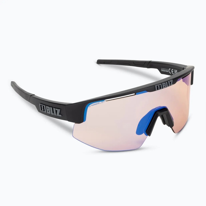 BLIZ Matrix Small Nano Optics спортни очила черно-оранжеви 12.5x5.63см