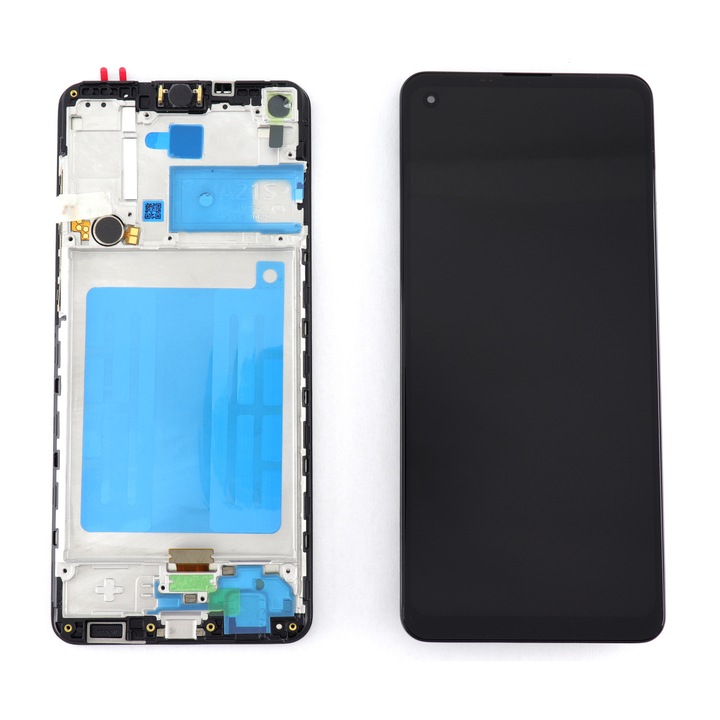 Съвместим дисплей за Samsung Galaxy A21S A217F OEM съвместим TFT LCD дисплей с рамка черен