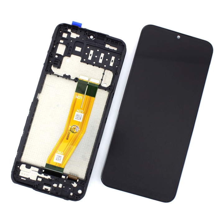 Display compatibil Samsung Galaxy A14 4G A145 cu Rama Negru Black