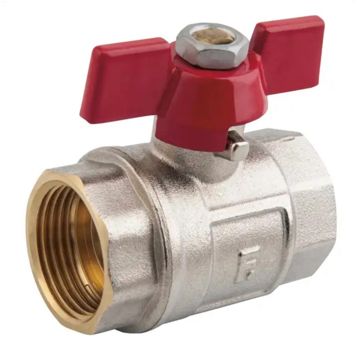 Robinet trecere fluture pentru apa 1/2 FI-FI