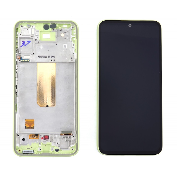 Съвместим дисплей за Samsung Galaxy A54 A546, оригинален сервизен пакет, цвят Lime