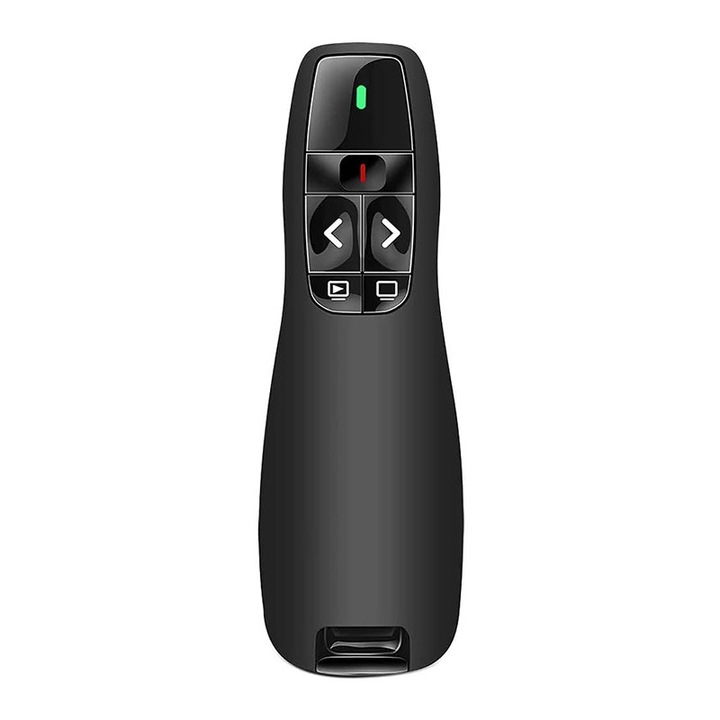 Laser Presenter, 2.4GHz, negru, 34g, include cablu de incarcare si manual de utilizare
