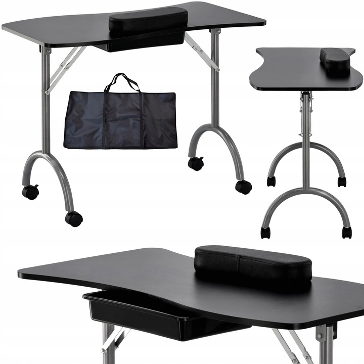 Mese de manichiura set, Calissimo, 90x45x68cm, alb