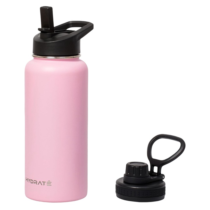 Бутилка за вода HYDRATE, Неръждаема стомана, 700 мл