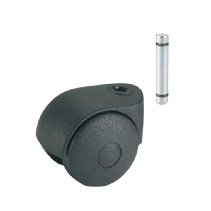 Bútorkerék, Dörner + Helmer, D50mm, 30 kg, 8x31 mm-es csappal