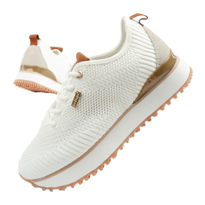 Tenisi Lee Cooper Memory Foam pentru femei, usori, albi [LCW-25-03-3356L, Alb