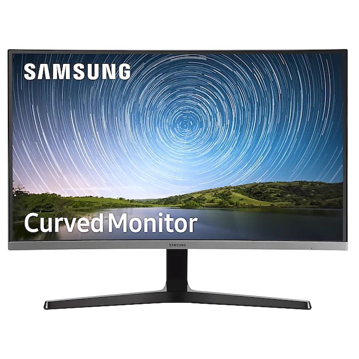 Samsung 31,5"-os VA LED monitor LC32R500FHPXEN, Full HD 1920 x 1080, VGA, HDMI, AMD FreeSync, Ívelt képernyő, fekete