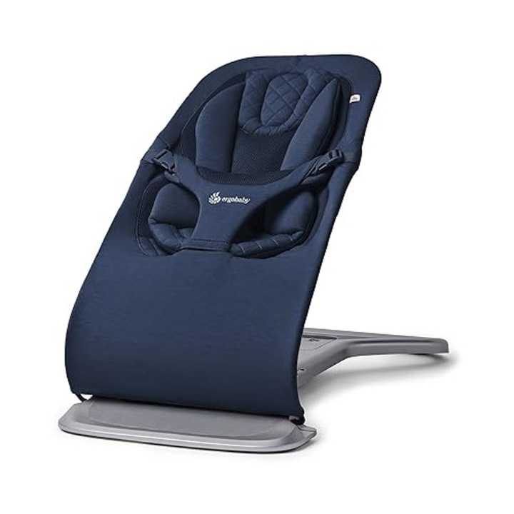 Ergobaby Leagan Evolutiv 3-in-1, Balansoar Ergonomic pentru Nou-Nascuti de la Nastere pana la Varsta de Copil Mic, Leagan pentru Bebelusi cu Insertie pentru Nou-Nascut (2, 5 kg - 13, 2 kg)