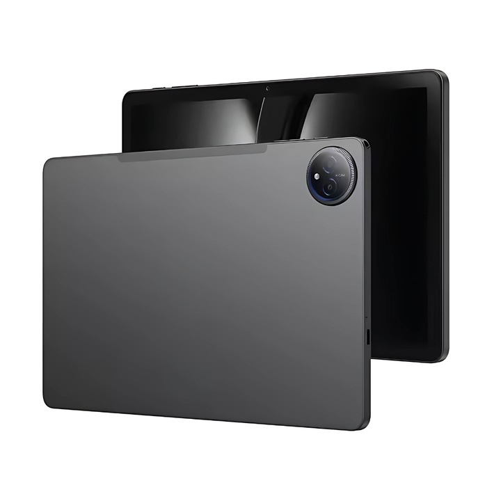 Таблет с дигитална писалка, 10.95-инчов екран, Full HD 1280*800 дисплей, 12 GB RAM, 512 GB, двойна камера 20 MP/36 MP, Android 15, Bluetooth 5.0, две SIM карти, 12 000 mAh, клавиатура, магнитен калъф и подаръци включени, сив, Production by A&A