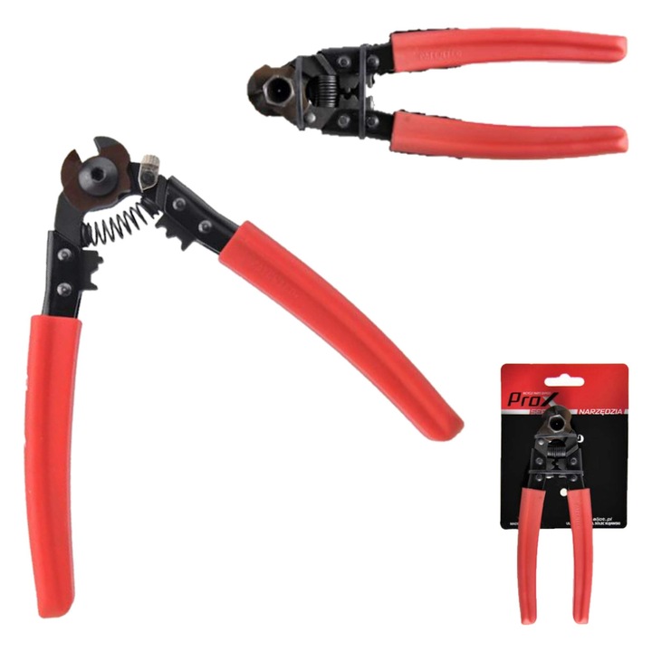 ProX kábel- és köpenyvágó fogó, ergonomikus fogantyúval, 186 g