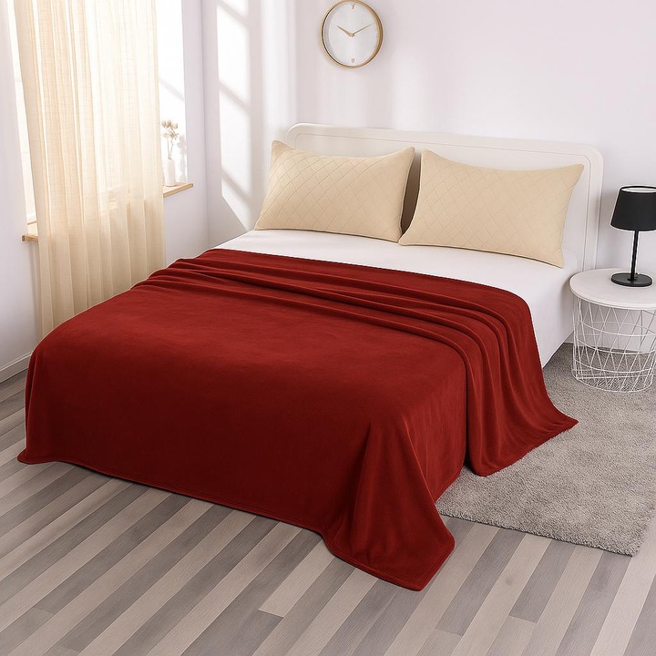 Patura Cocolino Uni, 200x230cm, Rosu