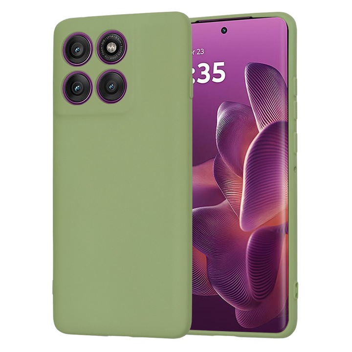 Защитен калъф за Motorola Edge 60 Pro, H76, Платно, Матча