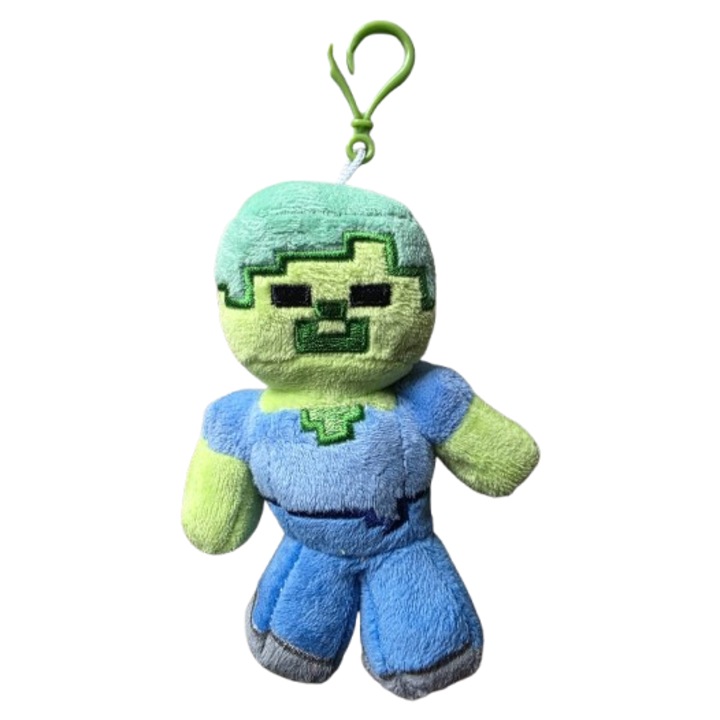 Minecraft VICTINY® плюшена играчка ключодържател зомби 12 см зелена