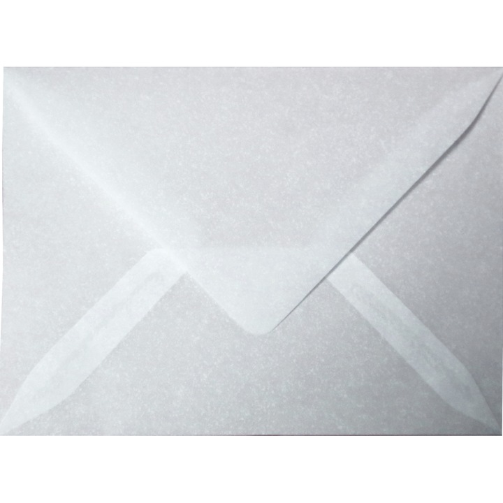 Комплект декоративни пликове, Netuno, Aster Tracing, B6, 125x175 мм, индиго хартия, делта закопчаване, 112 г, полупрозрачни, 25 бр.