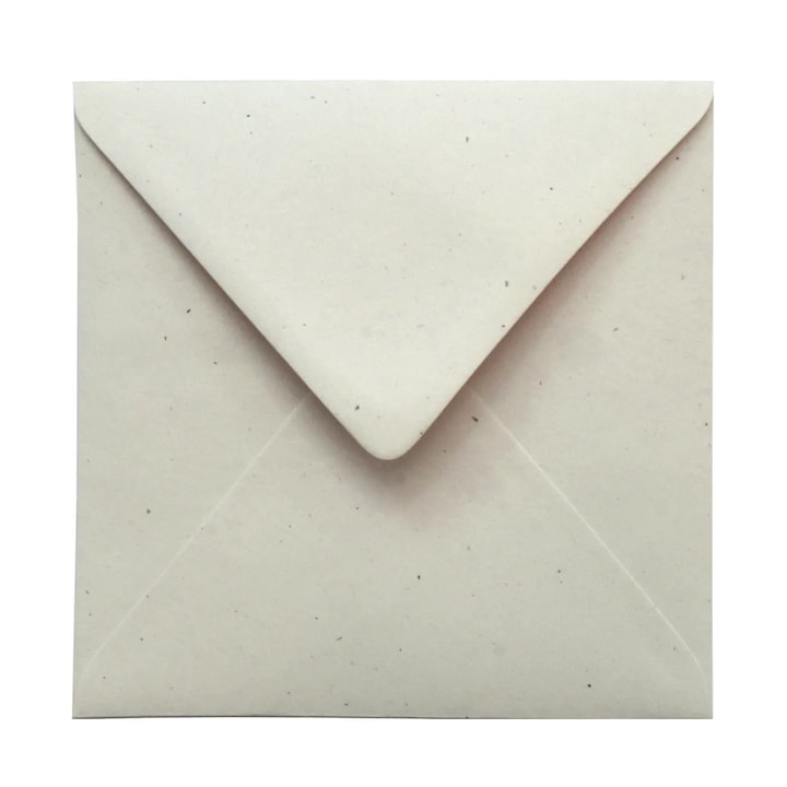 Комплект декоративни пликове, Netuno, Flora, K4, 155x155 мм, екологични, Delta Closure, 130 г, екрю, 100 бр.