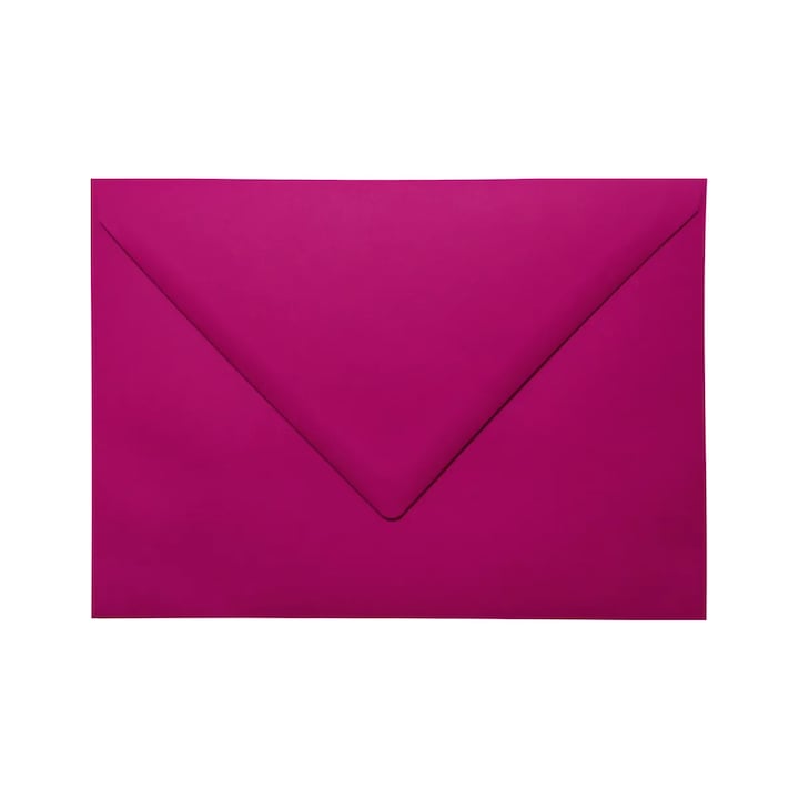 Set de plicuri decorative, Netuno, Malmero, Neted, Ecologic, C5, 16.2 x 22.9 cm, 120g/m2, Roz Bougainville, Ideal pentru Invitatii si Documente, 25 buc