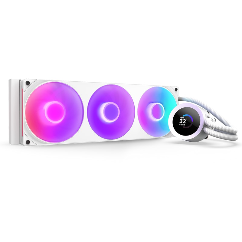 Cooler CPU NZXT Kraken Plus 360 RGB, 360mm, pompa cu ecran LCD