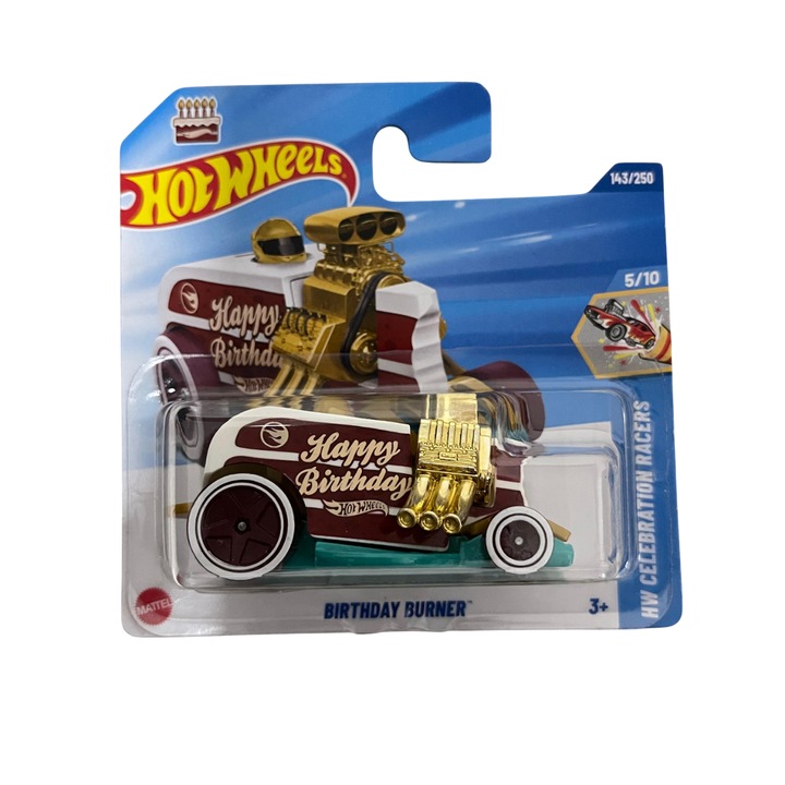 Hot Wheels Születésnapi Égő Kincsvadászat 1:64 Cseresznyefehér fém kisautó