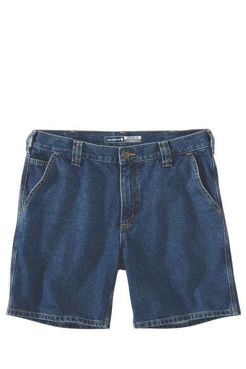 Férfi farmer rövidnadrág Spodenki, CARHARTT, Pamut, Kék