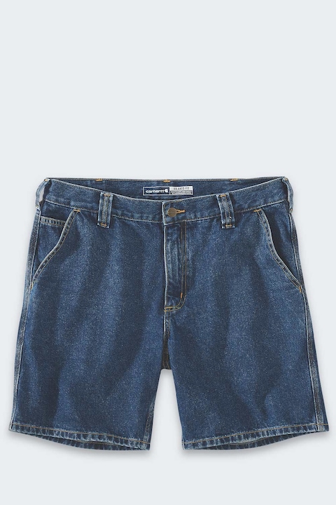 Férfi farmer rövidnadrág Spodenki, CARHARTT, Pamut, Kék