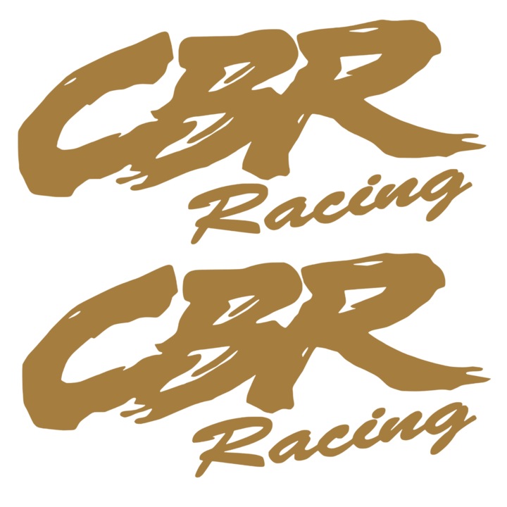 Sticker x2, Honda CBR Racing, Cupru, 20cm