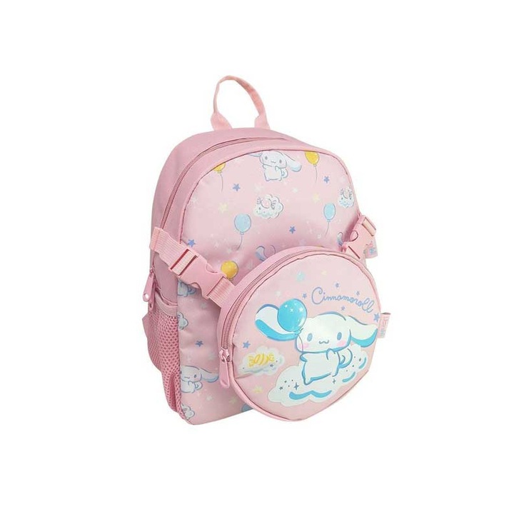 Ghiozdan Sanrio Cinnamoroll, Diakakis, poliester, 28x17x33cm, roz