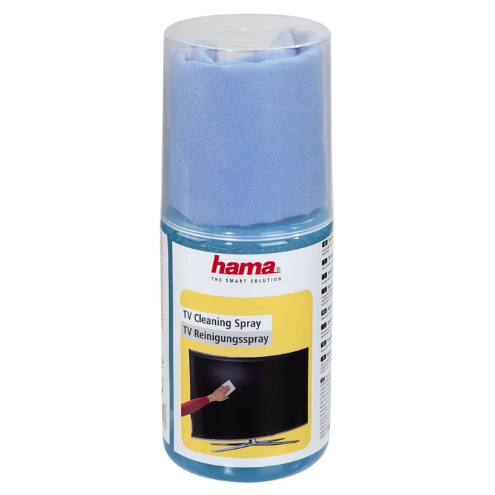 Spray PC Hama 200ml, microfibra, albastru, 2015