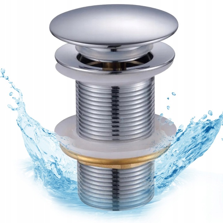 Sifon chiuveta, Maibang bronz, filet 40 mm, fara preaplin, usor de curatat, 90x65x65 mm, crom